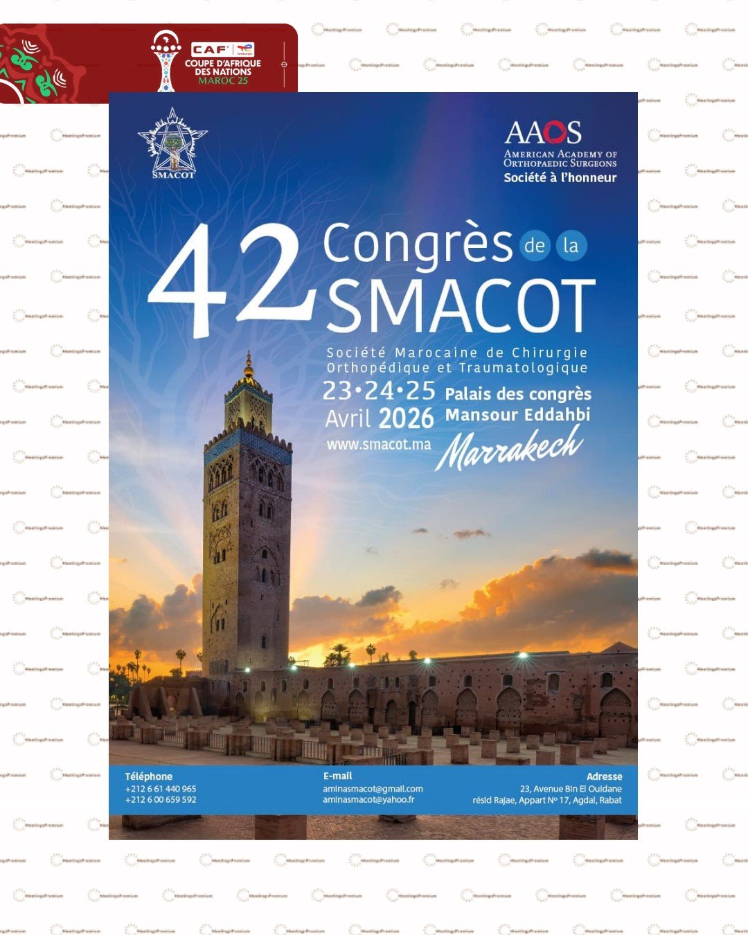 Société Marocaine de Chirurgie Orthopédique et Traumatologique