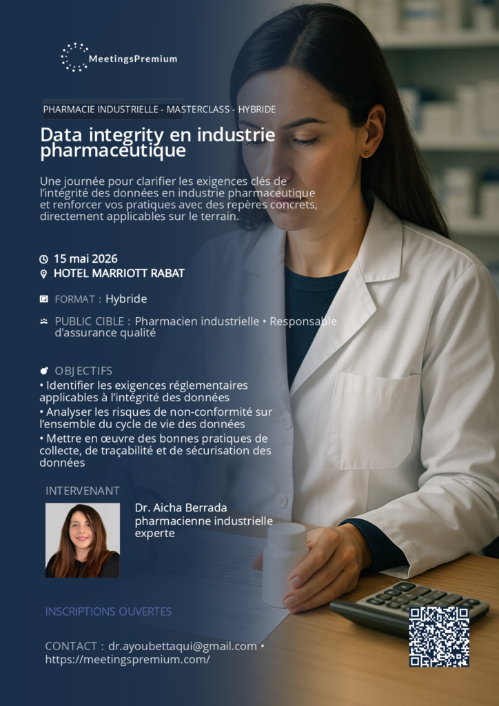 Data integrity en industrie pharmaceutique